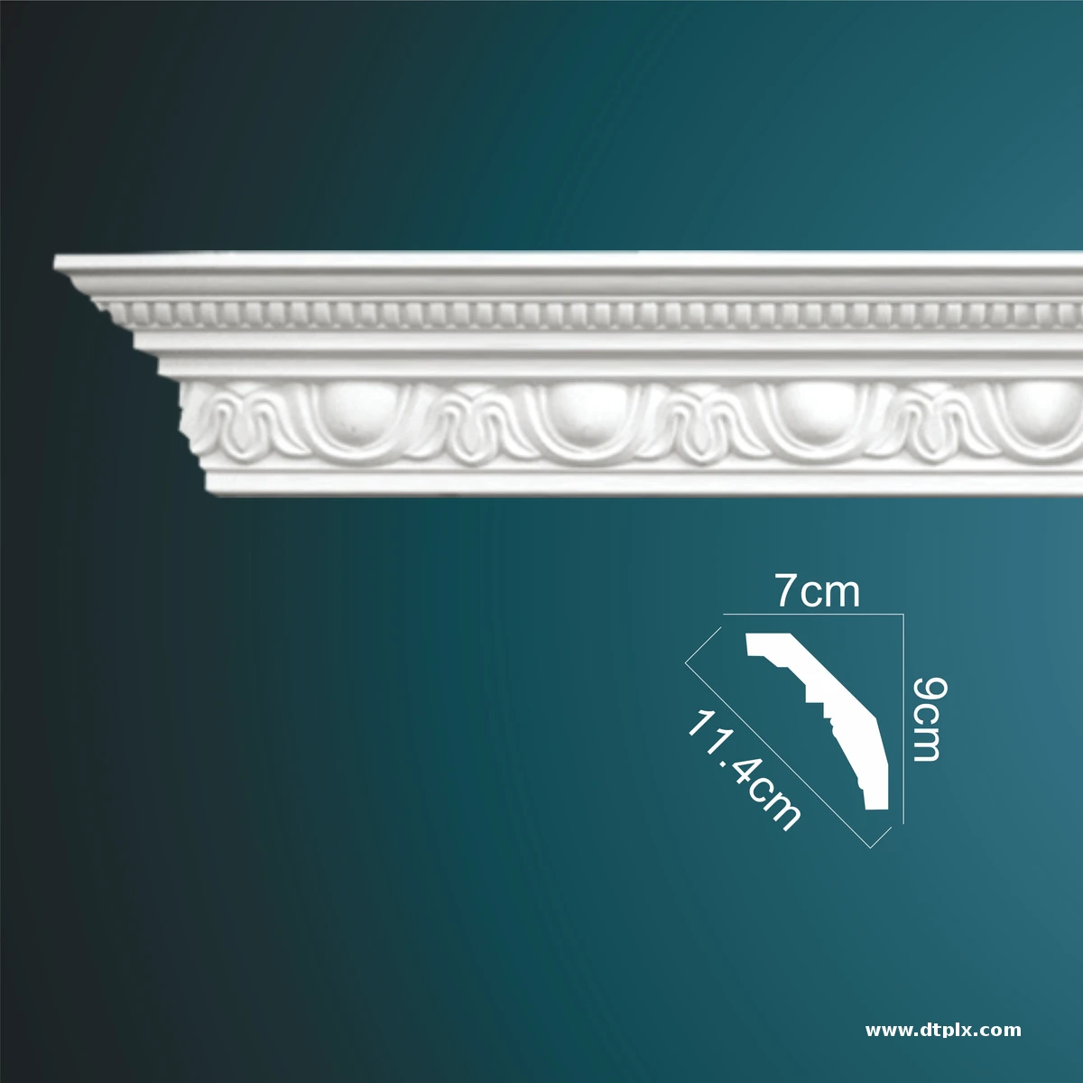 China Supplier's Lightweight Waterproof PU Foam Decorative Carved Corner Moulding for Hotel Interior Decorative Moulding