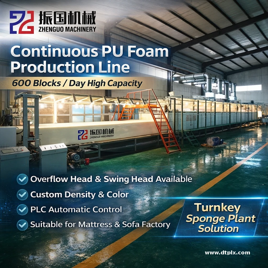 2026 Latest Fully Automated Customizable Foam Production Line From Factory