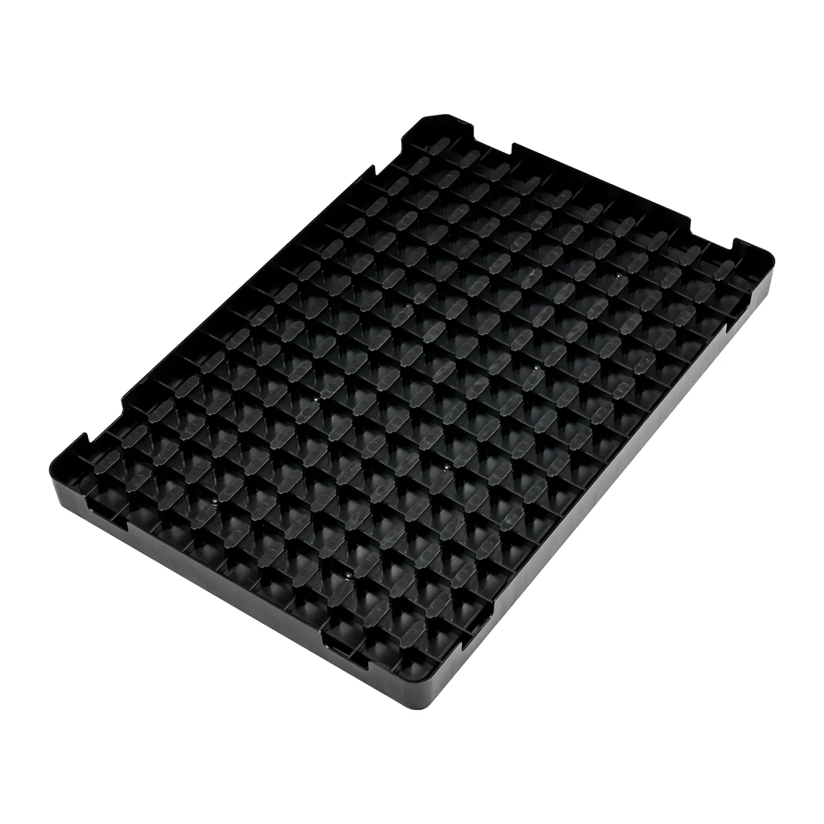 Customized Electronic Components Recyclable Plastic Blister Tray Packaging Segmented Tray Box