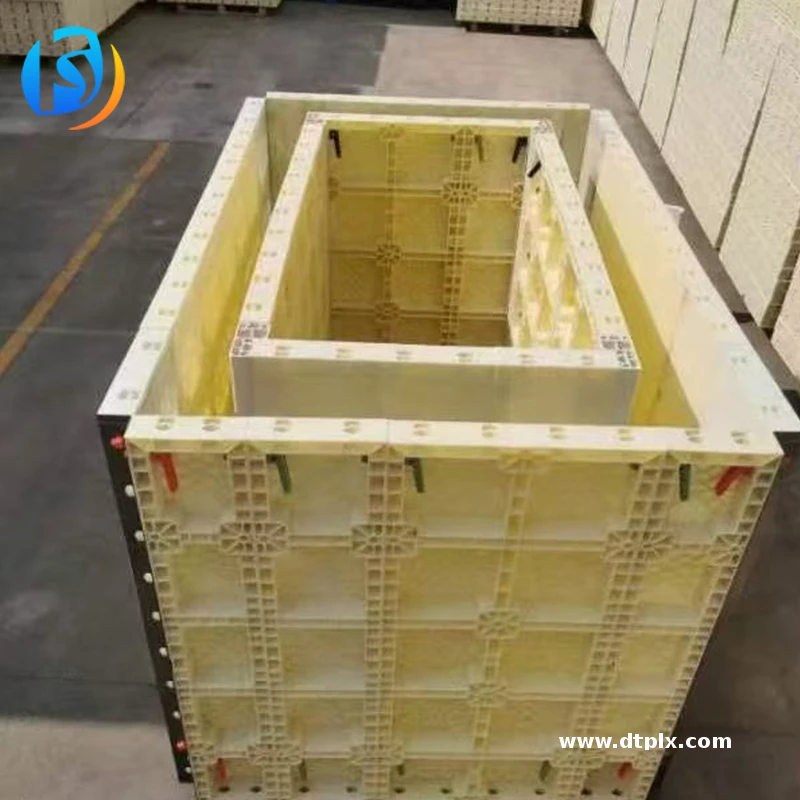 Customized Reusable High Quality Plastic Molds Concrete Cement Formwork Panel Building Square Columns Rectangular Beams